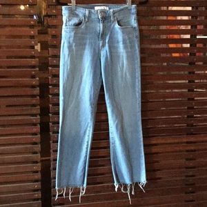 Cropped straight jean